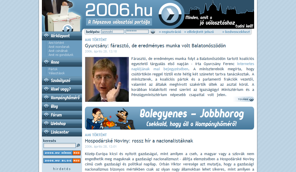 2006.hu Választási Portál